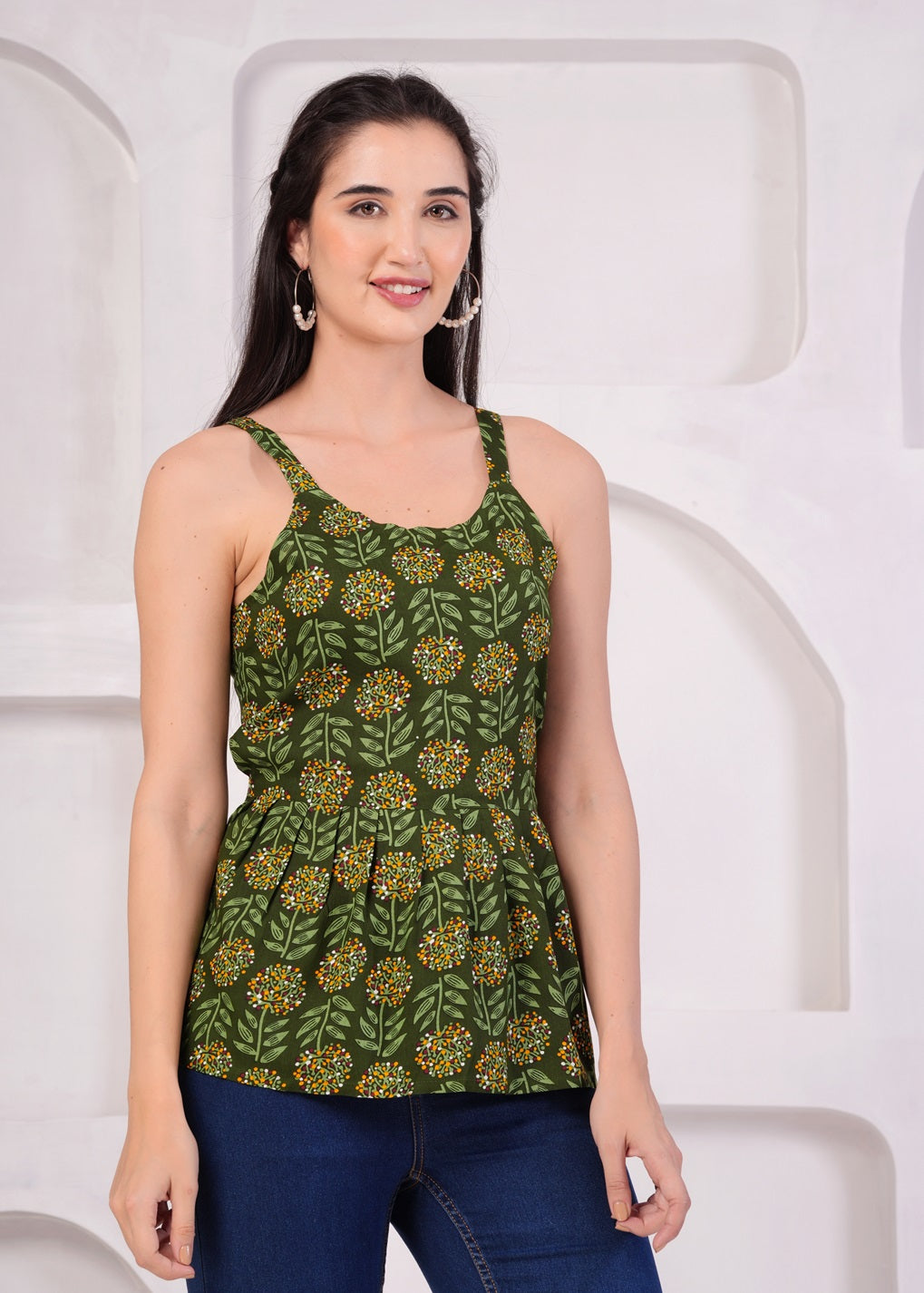 Green Cami Top