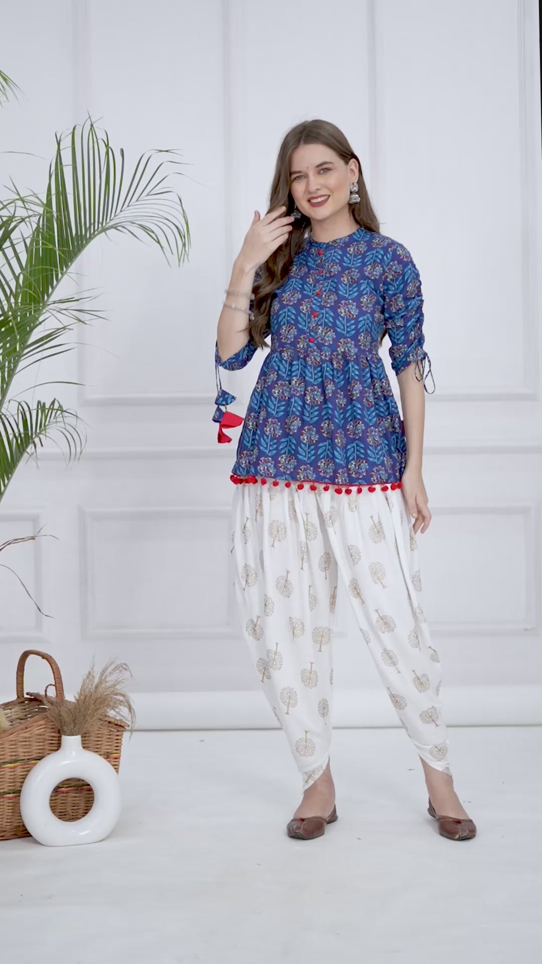 Chic Dhoti Pants for Women — 100% Cotton | AdiValka