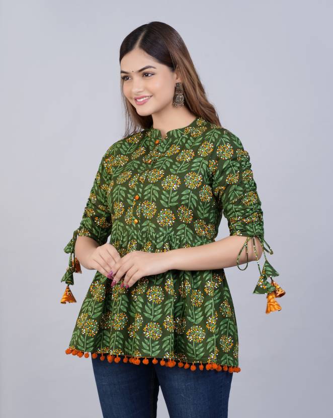 Green Women's Tops