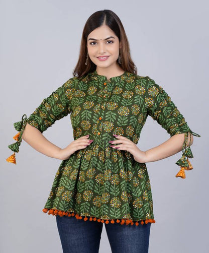 Green Women's Tops