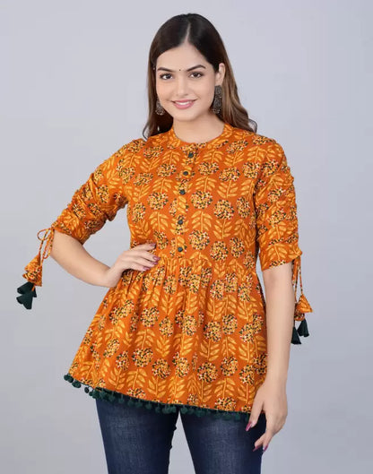 Mustard Women's Tops